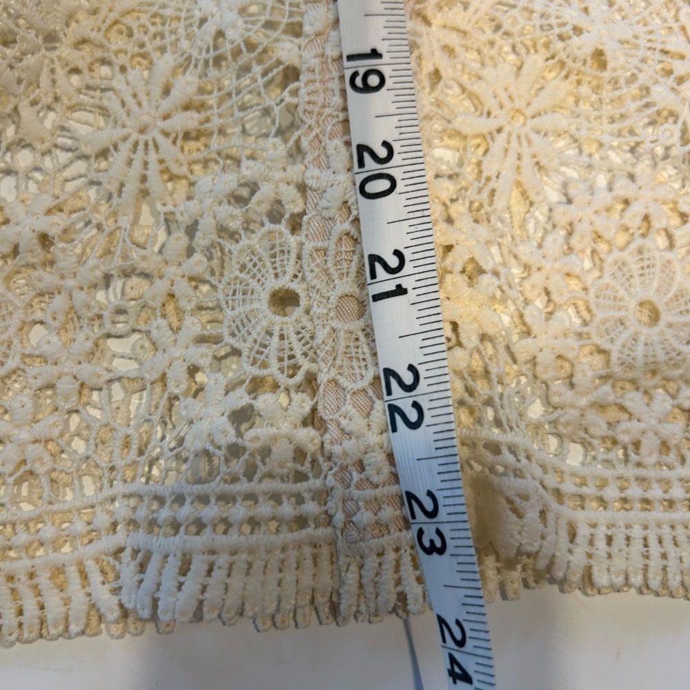 WHITE BIRCH WOMENS FLORAL BUTTON DOWN LONG SLEEVE TOP SIZE SMALL NATURAL NEW - Picture 8 of 12